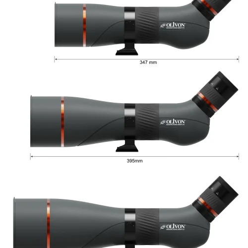 Olivon Premium Angled Spotting Scope Series (67mm / 82mm)